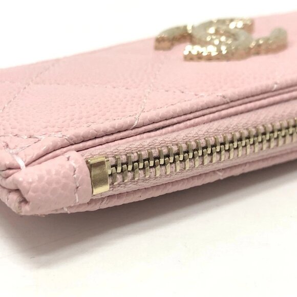 CHANEL Matelasse CC Mark Logo Accessories Fragment Card Case coin purse Unused - Picture 7 of 11